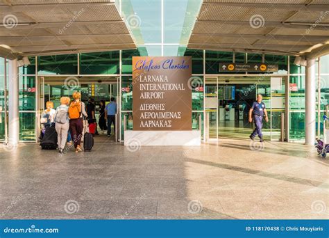 larnaca airport drop off area.